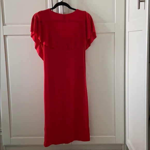 ASOS Red Dress with ruffles NWT - Picture 2 of 2